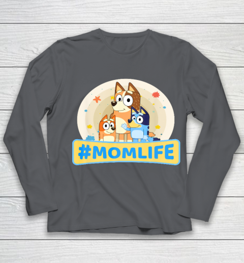 Bluey Mom Family For Life Youth Long Sleeve 6
