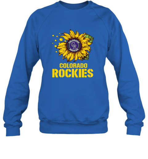 Colorado Rockiers Sunflower MLB Baseball Sweatshirt