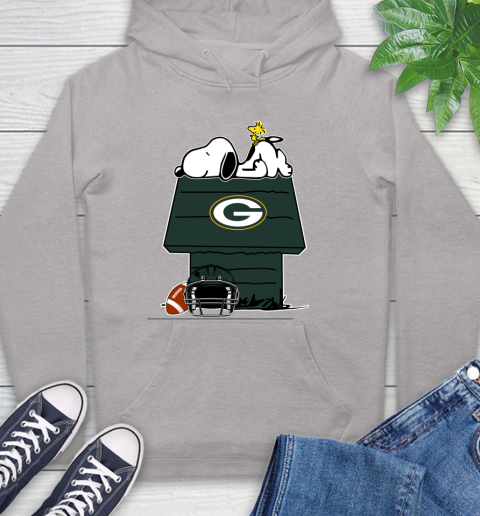 Green Bay Packers NFL Football Snoopy Woodstock The Peanuts Movie Hoodie 12
