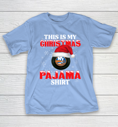 New York Islanders This Is My Christmas Pajama Shirt NHL T-Shirt 10