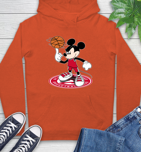 NBA Basketball Atlanta Hawks Cheerful Mickey Disney Shirt Hoodie 5
