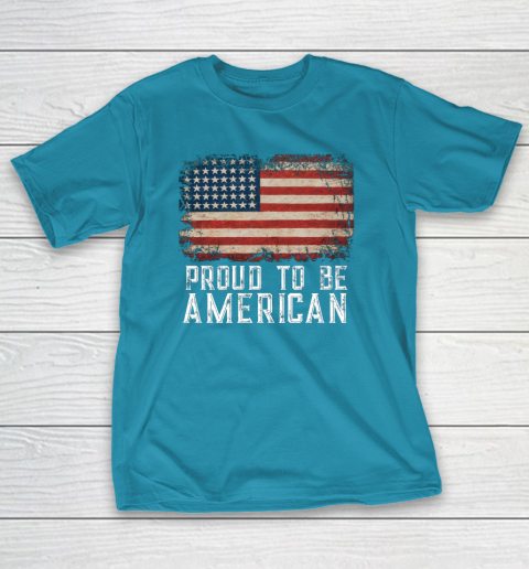 Proud American Patriotic USA Flag T-Shirt 7