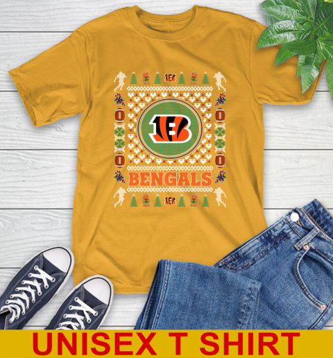 Cincinnati Bengals Merry Christmas NFL Football Loyal Fan T-Shirt 2