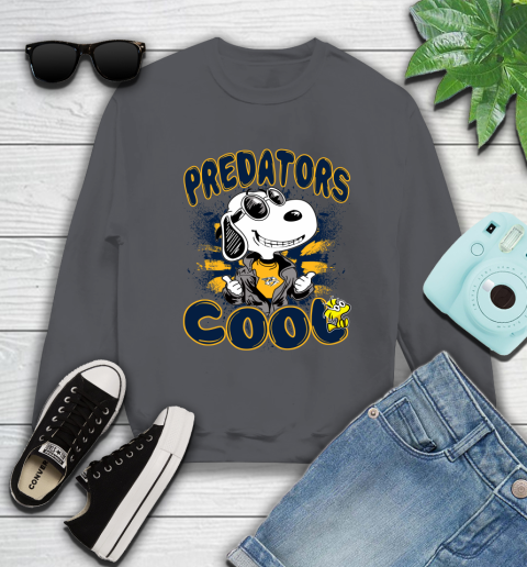 NHL Hockey Nashville Predators Cool Snoopy Shirt Sweatshirt 6