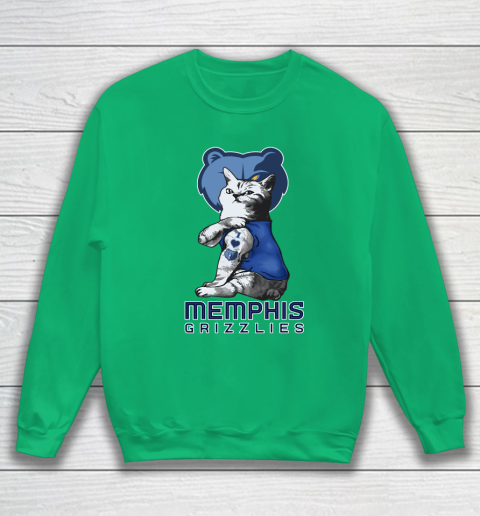 NBA Basketball My Cat Loves Memphis Grizzlies Sweatshirt 5