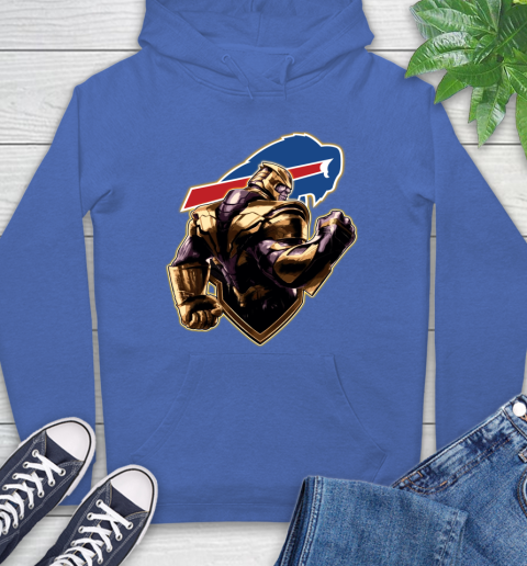 NFL Thanos Avengers Endgame Football Sports Buffalo Bills Hoodie 9