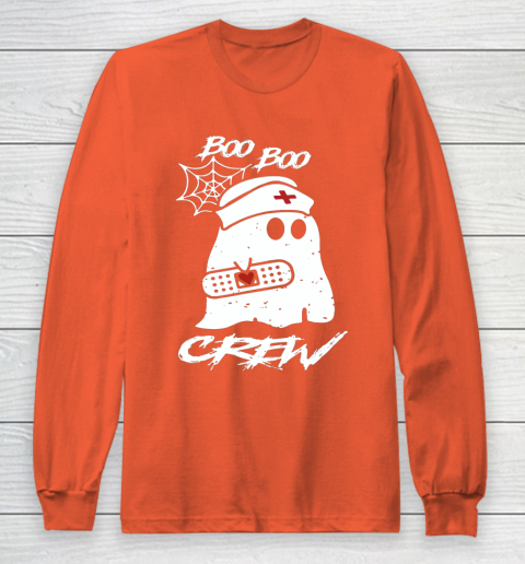 Boo Boo Crew Nurse Ghost Funny Halloween Costume Gift Long Sleeve T Shirt.D2SMT7UJCV Long Sleeve T-Shirt 3