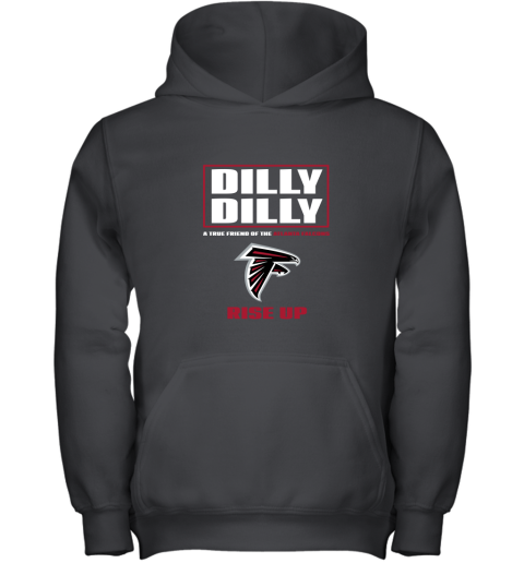 Dilly Dilly A True Friend Of The Atlanta Falcon Youth Hoodie