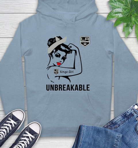 NHL Los Angeles Kings Girl Unbreakable Hockey Sports Hoodie 6