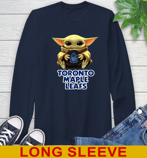 NHL Hockey Toronto Maple Leafs Star Wars Baby Yoda Shirt 61