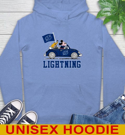 NHL Hockey Tampa Bay Lightning Pluto Mickey Driving Disney Shirt Hoodie 11