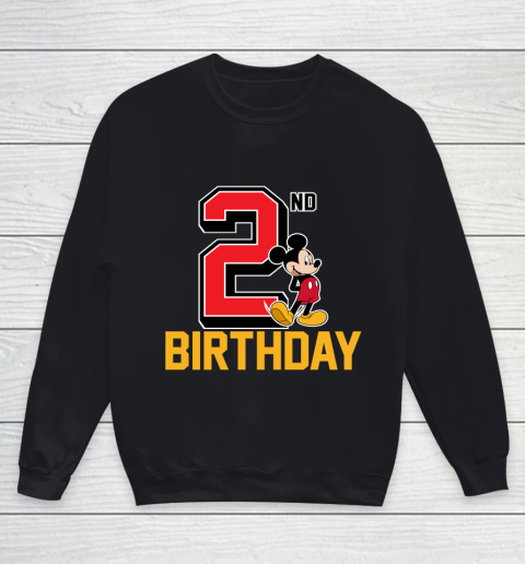 Disney Mickey Mouse My 2nd Birthday Youth Sweatshirt