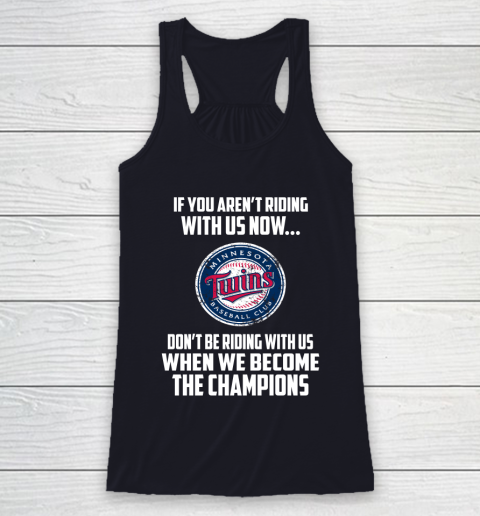 MLB Minnesota Twins Baseball We Become The Champions Racerback Tank 7