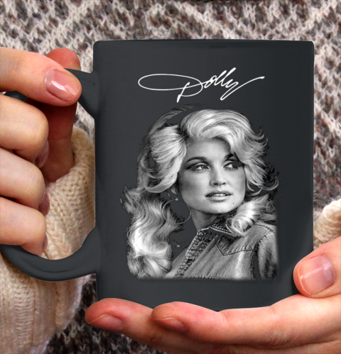 Dolly Parton Classic Vintage Signature Ceramic Mug 11oz