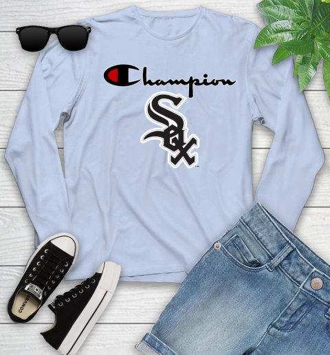 MLB Baseball Chicago White Sox Champion Shirt Youth Long Sleeve 6
