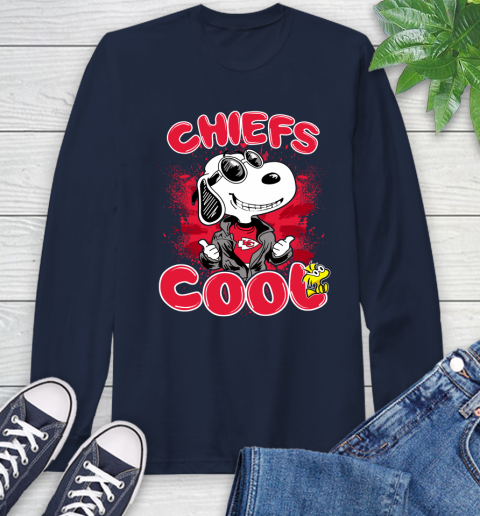 NFL Football Kansas City Chiefs Cool Snoopy Shirt Long Sleeve T-Shirt 3