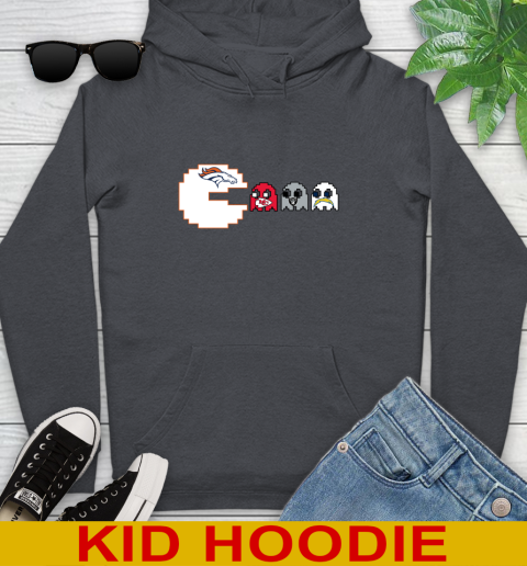 Denver Broncos NFL Football Pac Man Champion Youth Hoodie 9