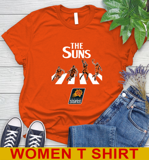 NBA Basketball Phoenix Suns The Beatles Rock Band Shirt Women's T-Shirt 3
