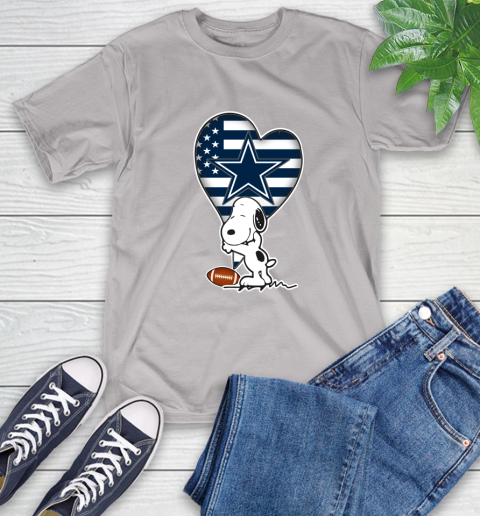Dallas Cowboys NFL Football The Peanuts Movie Adorable Snoopy T-Shirt 12