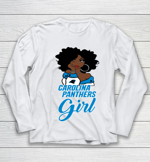 Carolina Panthers Girl NFL Youth Long Sleeve 2