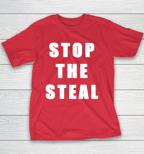 Stop The Steal Youth T-Shirt 7