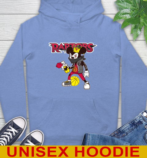Toronto Raptors NBA Basketball Mickey Peace Sign Sports Hoodie 11