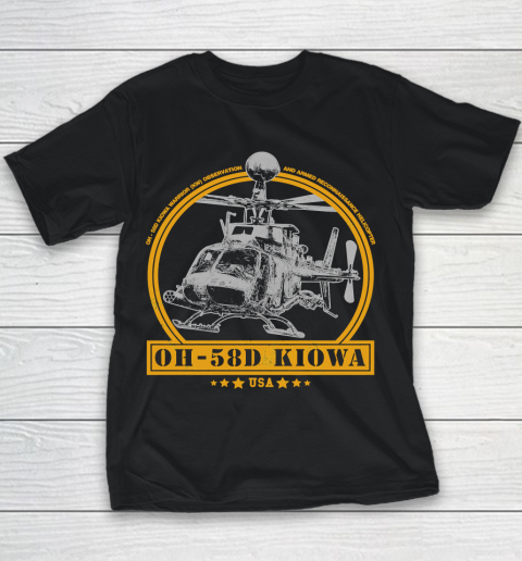 Veteran Shirt OH 58D Kiowa Warrior Youth T-Shirt