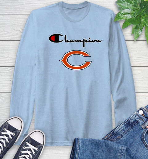 NFL Football Chicago Bears Champion Shirt Long Sleeve T-Shirt 6