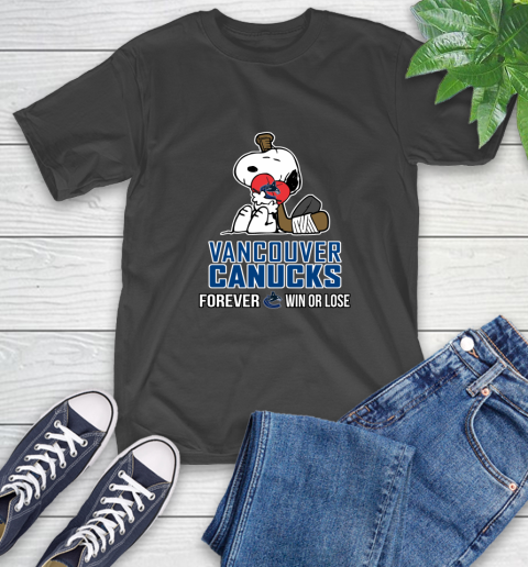 NHL The Peanuts Movie Snoopy Forever Win Or Lose Hockey Vancouver Canucks 2