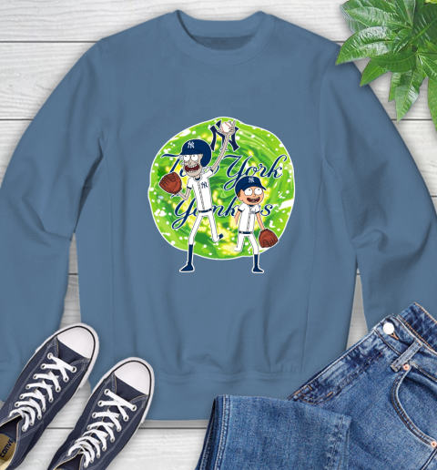 MLB New York Yankees Rick And Morty Baseball Sports Sweatshirt 7
