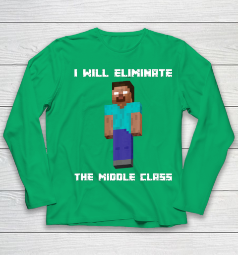 herobrine i will eliminate the middle class shirt