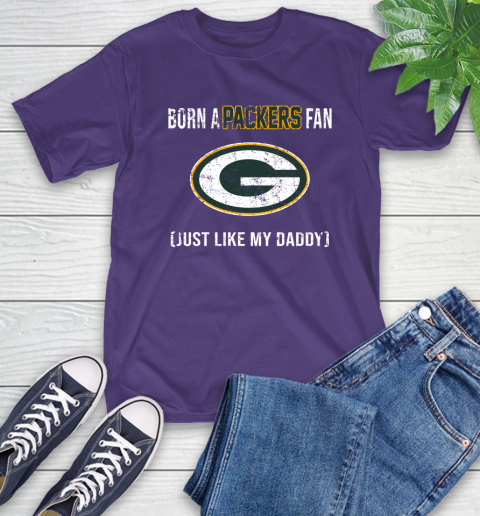 NFL Green Bay Packers Football Loyal Fan Just Like My Daddy Shirt T-Shirt 5