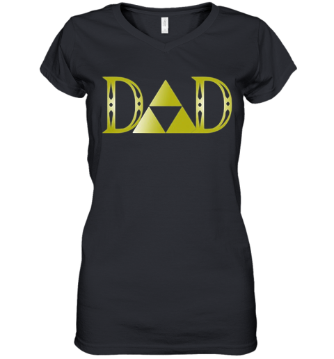 Zelda Dad Happy Father'S Day Women's V-Neck T-Shirt