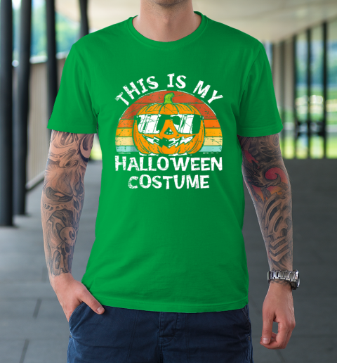 This Is My Halloween Costume Pumpkin T-Shirt 5