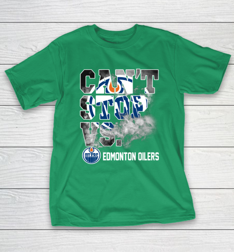 NHL Edmonton Oilers Hockey Can't Stop Vs T-Shirt 5