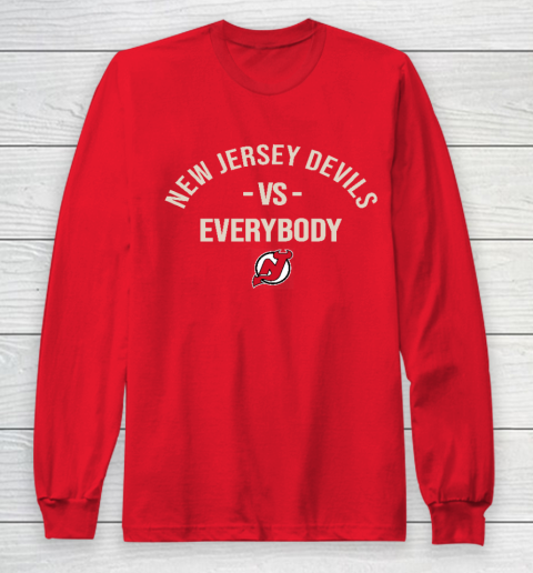 New Jersey Devils Vs Everybody Long Sleeve T-Shirt 15