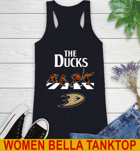 NHL Hockey Anaheim Ducks The Beatles Rock Band Shirt Racerback Tank 8