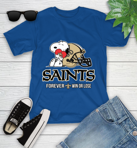 NFL The Peanuts Movie Snoopy Forever Win Or Lose Football New Orleans Saints 111
