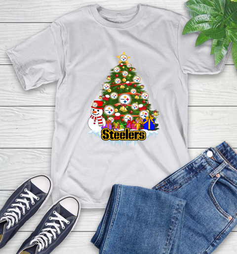 Pittsburgh Steelers Merry Christmas NFL Football Sports T-Shirt 12