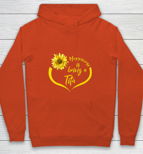 Womens Tita Gift Happiness Is Being A Tita Youth Hoodie 3