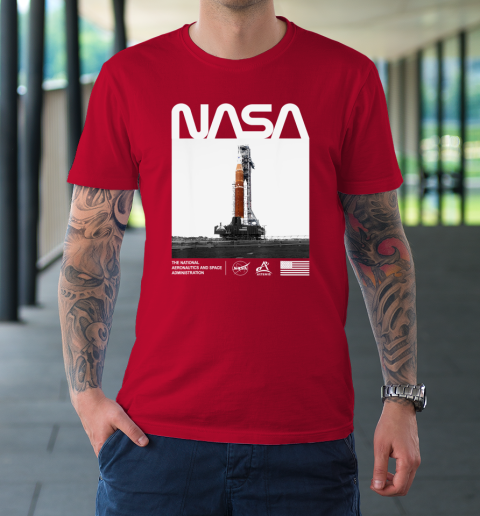 NASA Artemis SLS Space Launch System Worm Insignia Logo T-Shirt | Tee For  Sports