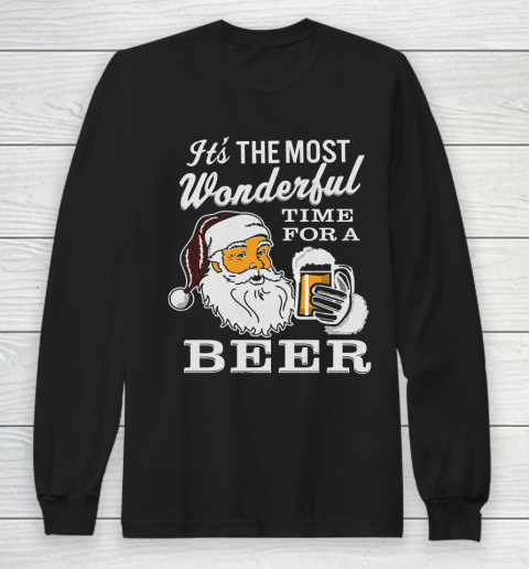 It's the Most Wonderful Time For A  Beer Lovers Long Sleeve T-Shirt