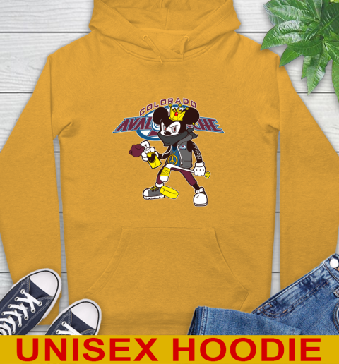 Colorado Avalanche NHL Hockey Mickey Peace Sign Sports Hoodie 3