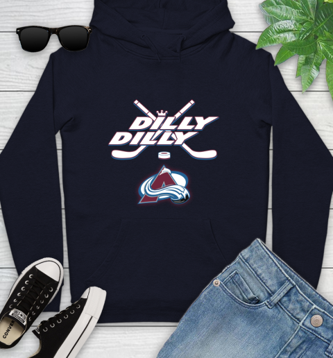 NHL Colorado Avalanche Dilly Dilly Hockey Sports Youth Hoodie 4