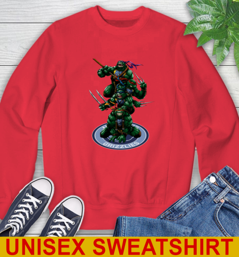 NBA Basketball Memphis Grizzlies Teenage Mutant Ninja Turtles Shirt Sweatshirt 10