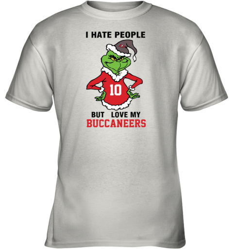 I Hate People But I Love My Buccaneers Tampa Bay Buccaneers NFL Teams Youth T-Shirt