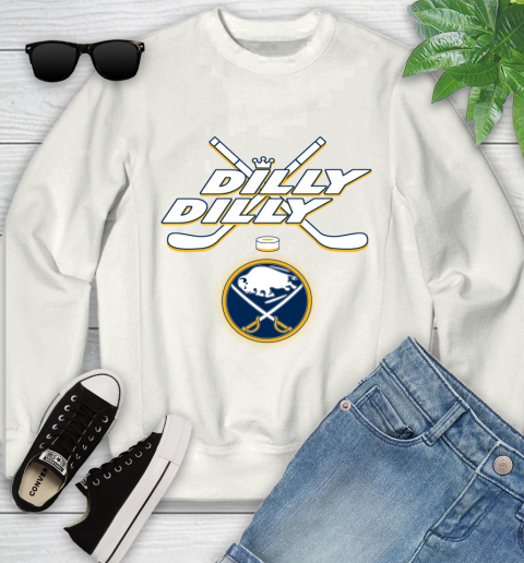 NHL Buffalo Sabres Dilly Dilly Hockey Sports Youth Sweatshirt
