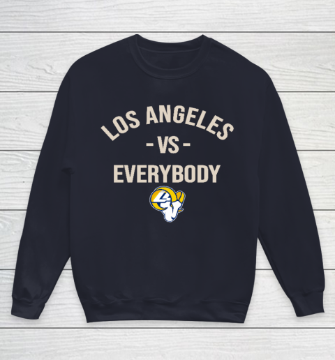 Los Angeles Rams Vs Everybody Youth Sweatshirt 2