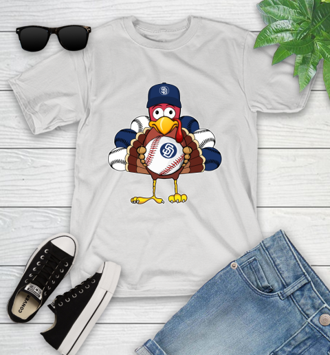San Diego Padres Turkey thanksgiving Youth T-Shirt