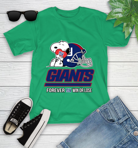NFL The Peanuts Movie Snoopy Forever Win Or Lose Football New York Giants 108
